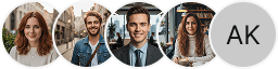 Multiple investor profile avatars on Sound Accruvantage trading review block